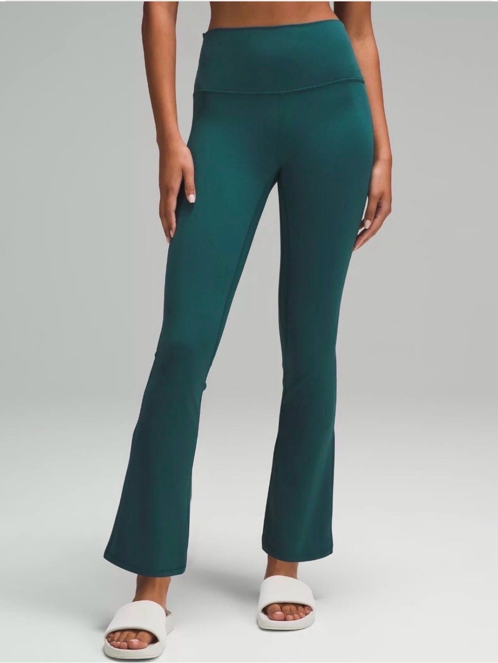 Lululemon Align High-Rise Mini Flare Leggings in Storm Teal - 28” - Sz 10